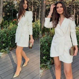 Zara Cream Midi Dress